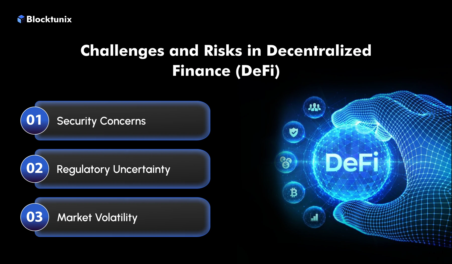 Challenges in Decentralized Finance (DeFi)