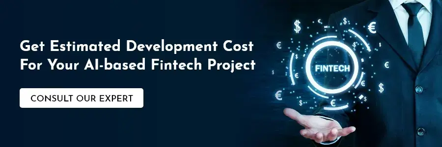 Ai based Fintech project cost 