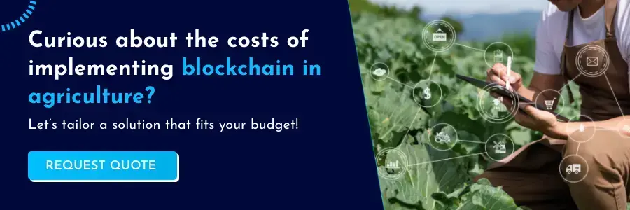 Blockchain in agriculture cost