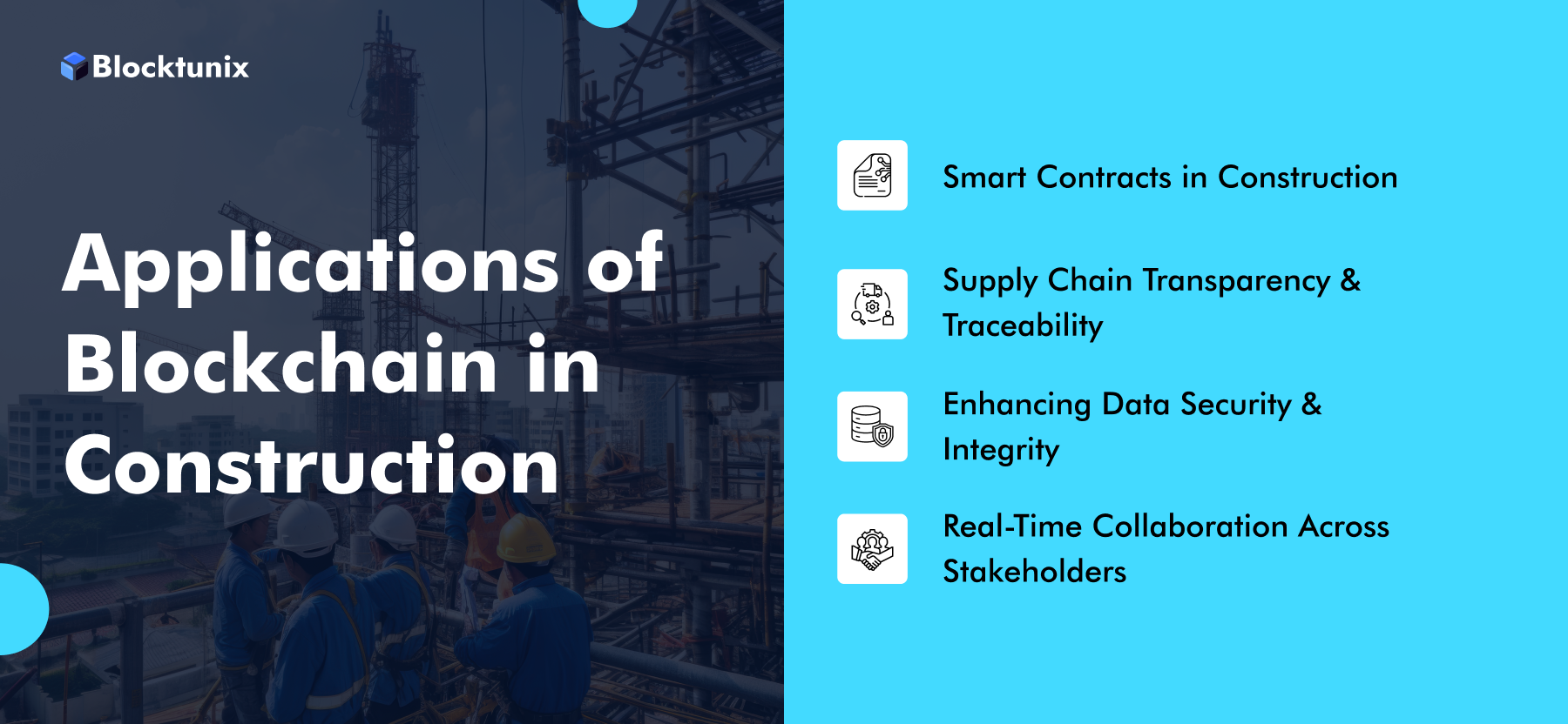 Key Applications of Blockchain in Construction