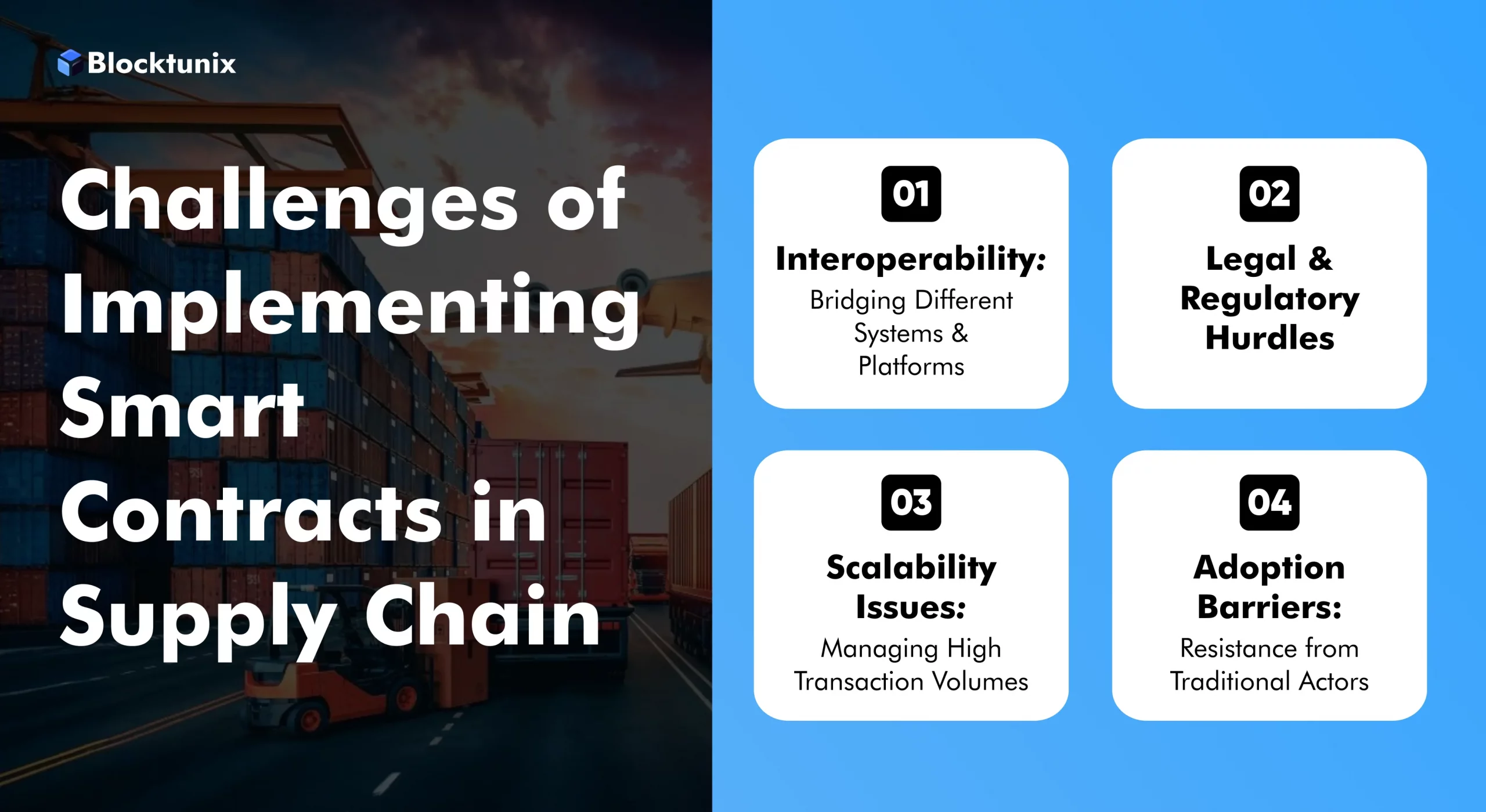 Smart Contracts in Supply Chain Challenges