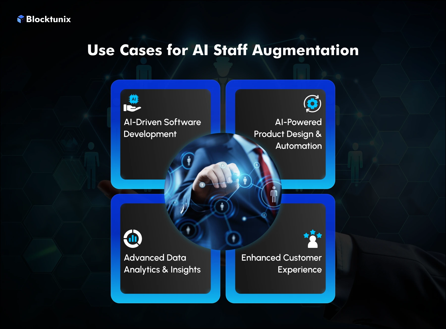 AI staff augmentation use cases illustration