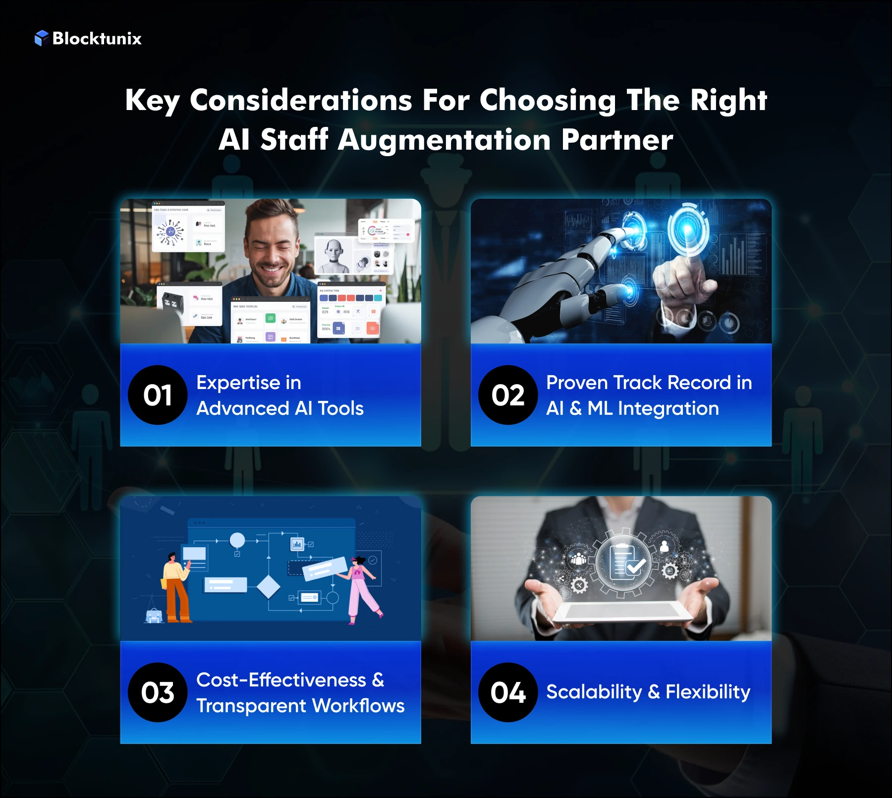 Guide on selecting the right AI staff augmentation partner